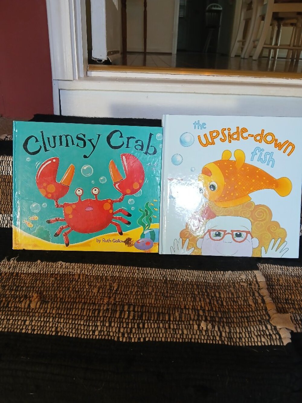 Set of 2 children's underwater creature hardback books